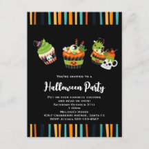 Cute & Creepy Halloween Treats-inbjudan