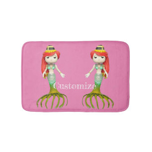 Cute Creepy Sjöjungfru Witch Thunder_Cove Badrumsmatta