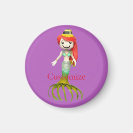 Cute Creepy Sjöjungfru Witch Thunder_Cove Magnet