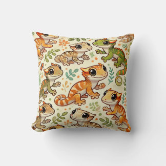Cute Crested Gecko Cushion 🌿 🦎 Kudde