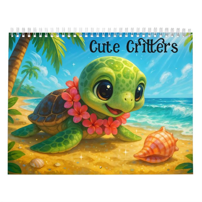 Cute Critters Calendar Kalender (Omslag)