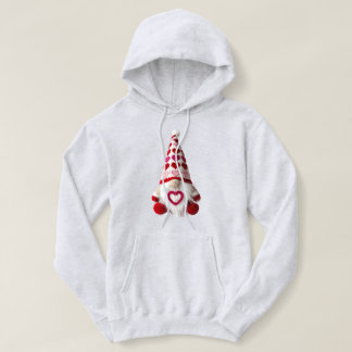 Cute Crochet Heart Pattern Valentine Gnome T Shirt