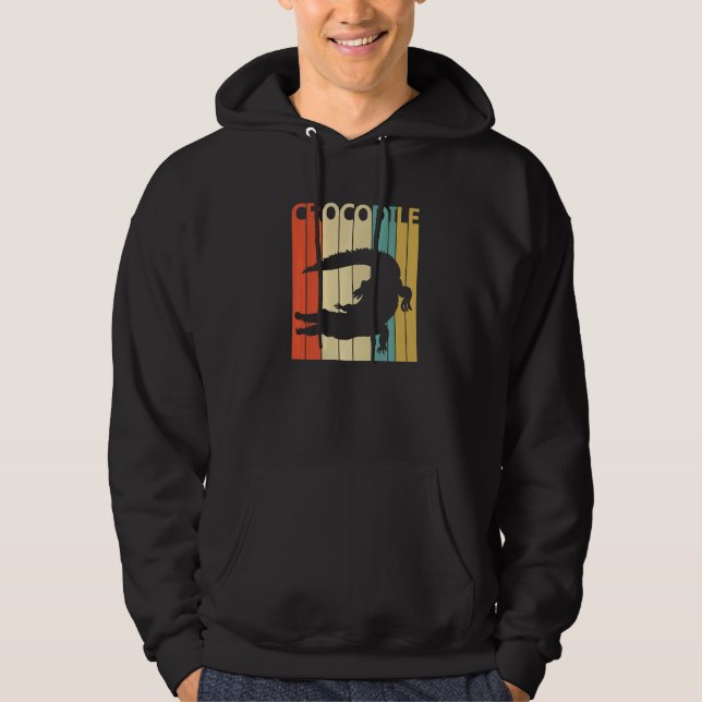 Cute CrocodiAnimal Hoodie (Framsida)