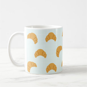 Cute Croissant Coffe Mugg