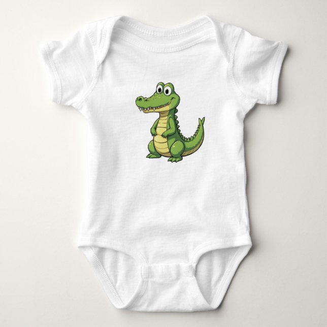 Cute Crokodile T Shirt (Framsida)