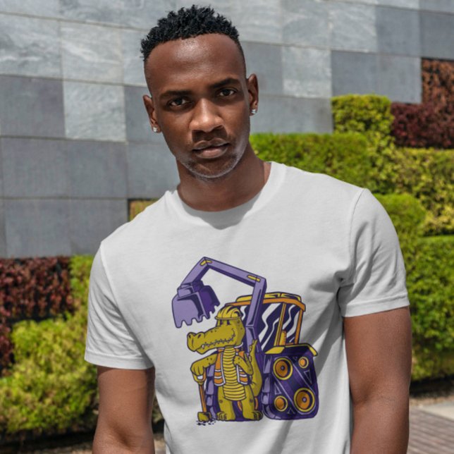 Cute Crokodile Worker T Shirt (Skapare uppladdad)