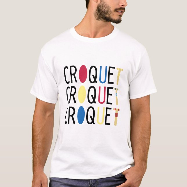 Cute Croquet T-shirt (Framsida)