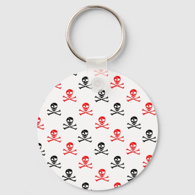 Cute Crossed Bones Keychain Nyckelring (Framsida)