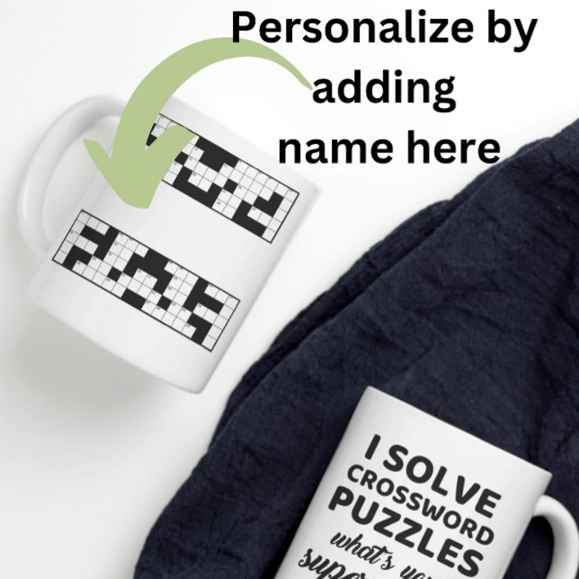 Cute Crossword Puzzle Älskare Coffee Mugg (Skapare uppladdad)