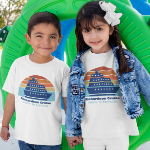 Cute Cruise Frakt Family Resa Sunset Personlig T Shirt