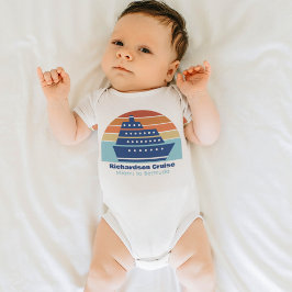 Cute Cruise Frakt Family Resa Sunset Personlig T Shirt