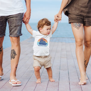 Cute Cruise Frakt Resa Sunset Personlig T Shirt