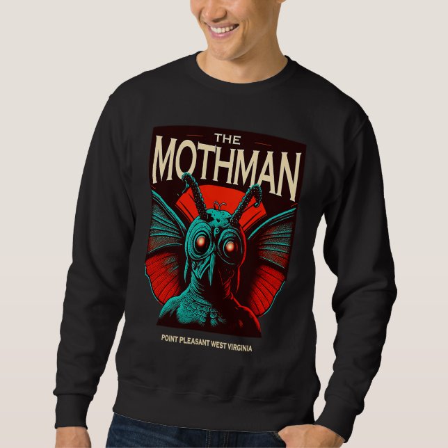 Cute Cryptid Mothman  2 Lång Ärmad Tröja (Framsida)