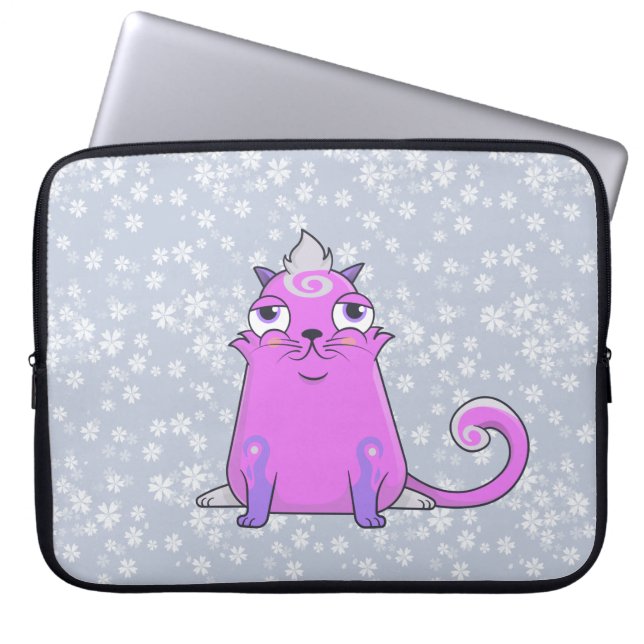 Cute cryptokitty Bella vill spela Laptop Fodral (Framsidan)