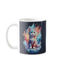 Cute Crystal Fantasy Cat Design