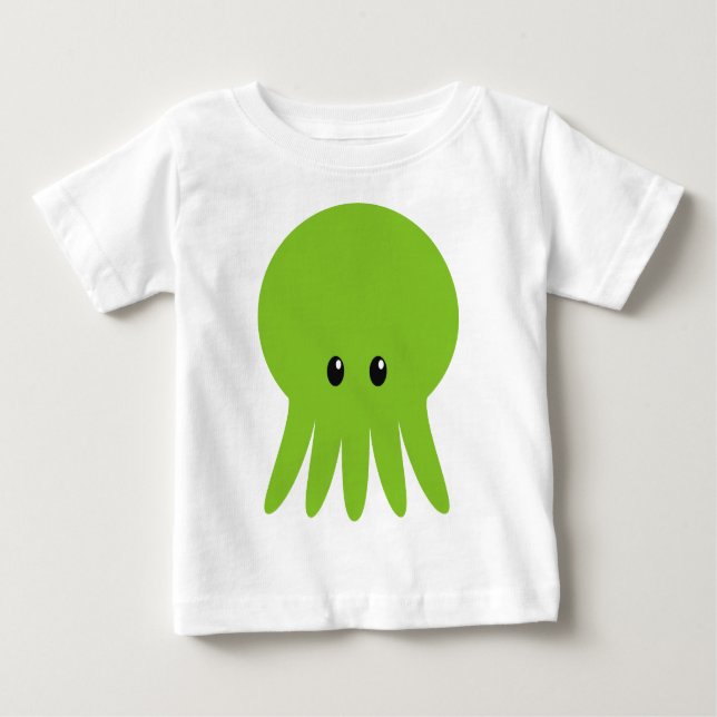 Cute Cthulhu T Shirt (Framsida)