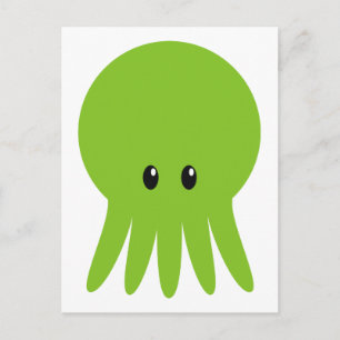 Cute Cthulhu Vykort