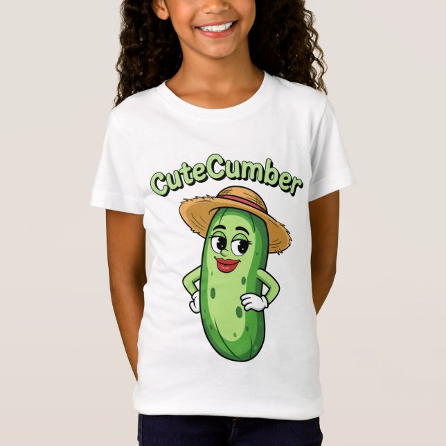 CUTE CUCUMBER T SHIRT (Framsida)