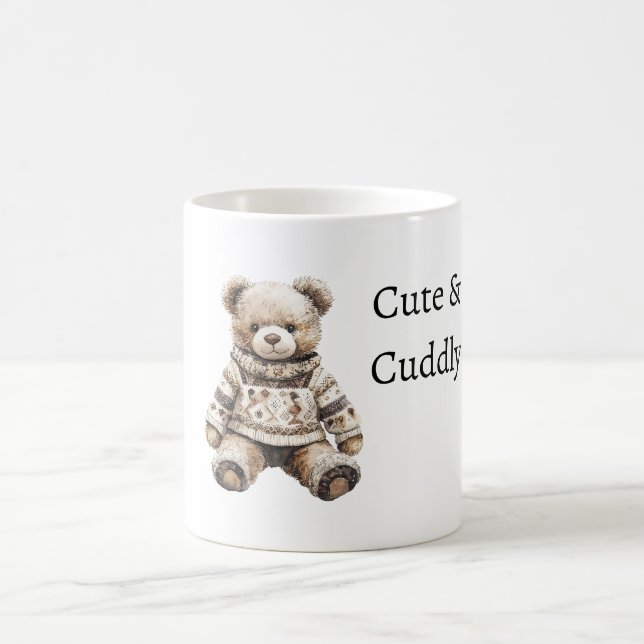 Cute & Cuddly Teddy Bear Kaffemugg (Center)