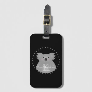 Cute Cudely Australia Baby Koala Bear Monogram Bagagebricka