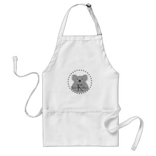 Cute Cudely Australia Baby Koala Bear Monogram Förkläde