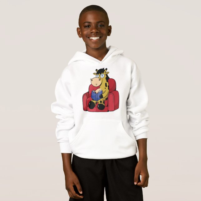 Cute Cultured Giraffe T Shirt (Hel framsida)