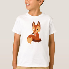 Cute Cunning Tecknad Fox Children T-Shirt