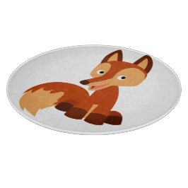 Cute Cunting Tecknad Fox Clearboard