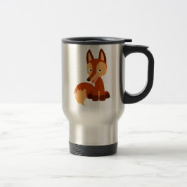 Cute Cunting Tecknad Fox-matare Mugg