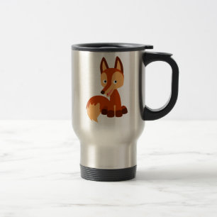 Cute Cunting Tecknad Fox-matare Mugg