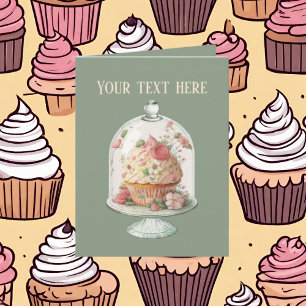 Cute cupaka älskare add text kort