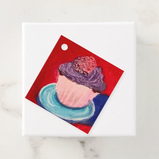 Cute Cupcke Gåvor Etiketter (På plats)