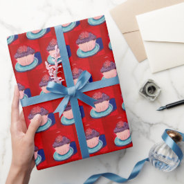 Cute Cupcke Presentpapper