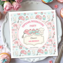 Cute Cupcoa Decoration Party Baking Girl Birthday