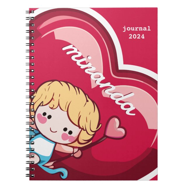Cute Cupid Anteckningsbok (Framsidan)