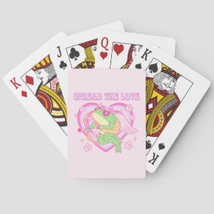 Cute Cupid Frog - Sprid Kärlek Casinokort