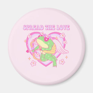 Cute Cupid Frog - Sprid Kärlek Magnet