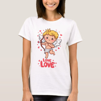 Cute Cupid Kärlek T Shirt