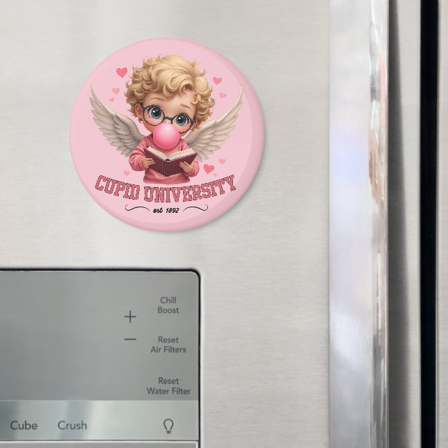 Cute Cupid Universiteten Bubblegum Angel Aesttheti Magnet (In Situ (Fridge))