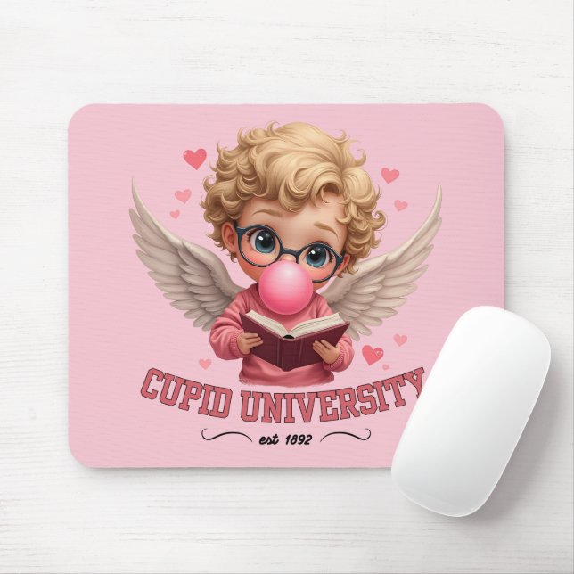 Cute Cupid Universiteten Bubblegum Angel Aesttheti Musmatta (Med mus)