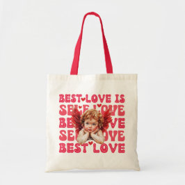 Cute Cupid Valentines dag Self kärlek Tygkasse