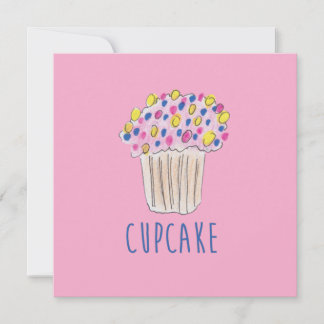 Cute Cupkaka, sötsaker, Fika Julkort