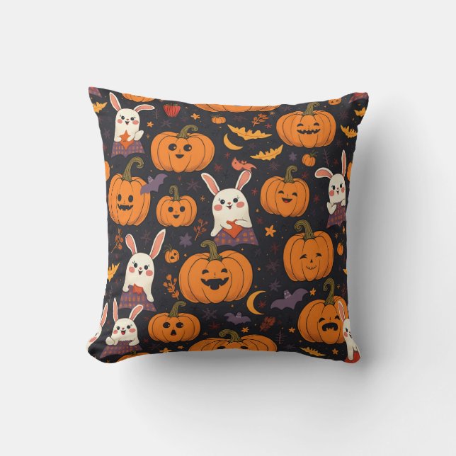 Cute cushion för Halloween Kudde (Framsida)