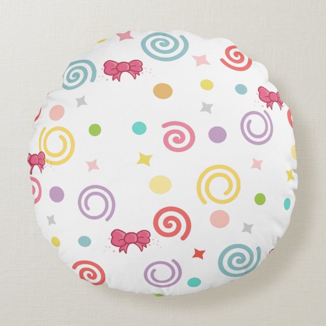 Cute Cushion Rund Kudde (Framsidan)