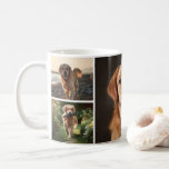 Cute Custom Dog 4 Photos Collage Personalized  Kaffemugg<br><div class="desc">Celebrate your furry best friend with this Cute Custom Dog 4-Photo Collage Personalized Coffee Mug — the perfect gift for any dog lover. Featuring space for four cherished photos, this mug is a heartwarming way to start your day. Whether you're honoring a beloved pup or creating a keepsake for a...</div>