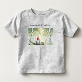Cute Custom Latvian Latvietis gnome T Shirt