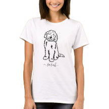 Cute Custom Name Goldendoodle T-Shirt