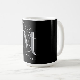 Cute Custom name initialer Girl Kaffemugg