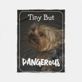 Cute Customizable Personalized Terrier Dog Mom Pet Fleecefilt