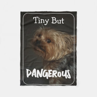 Cute Customizable Personalized Terrier Dog Mom Pet Fleecefilt